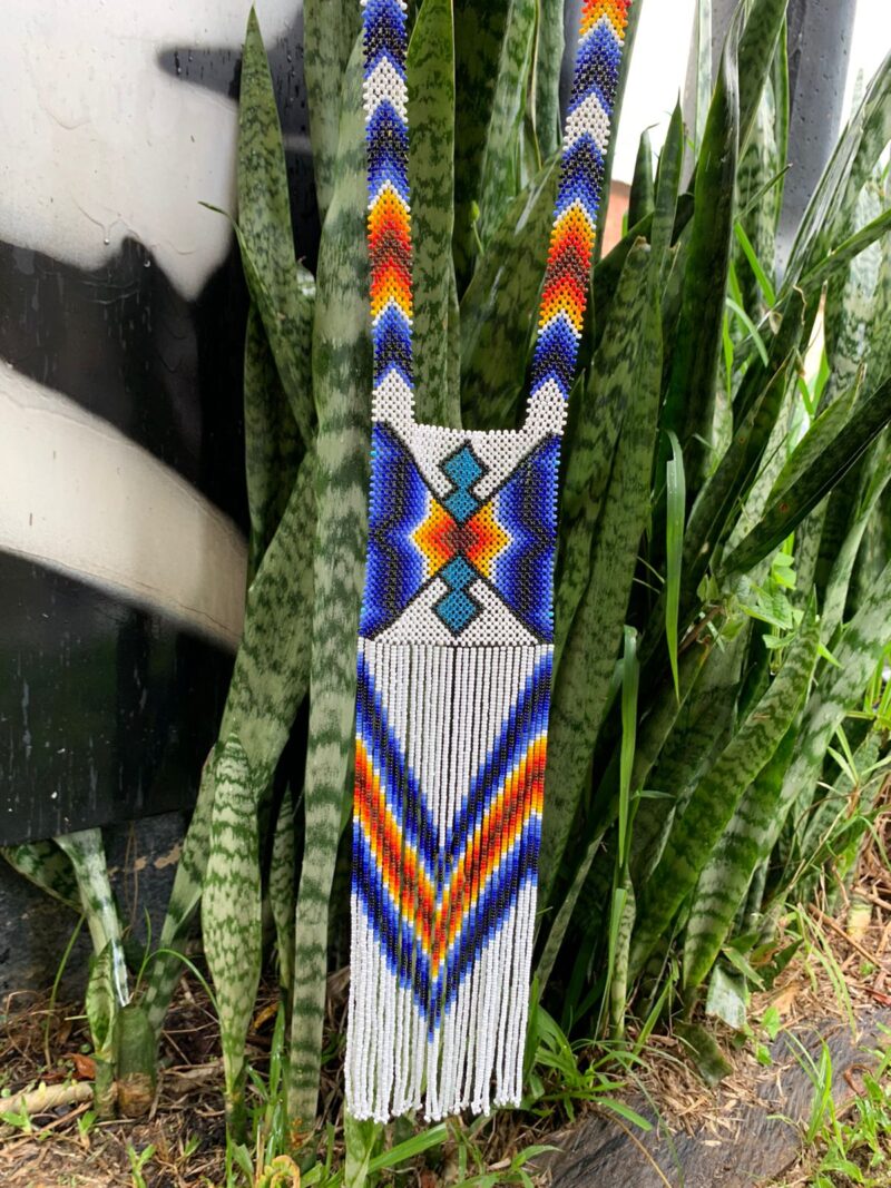 Colar, Azul e branco, Yawanawa, Colar indigena